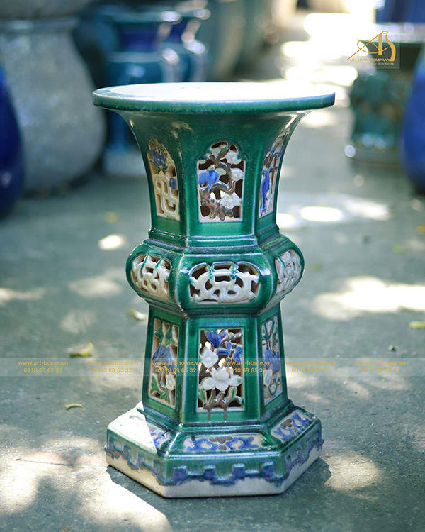 Faux antique stand, bonsai stand