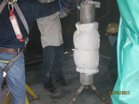 Drying and bending refractory materials