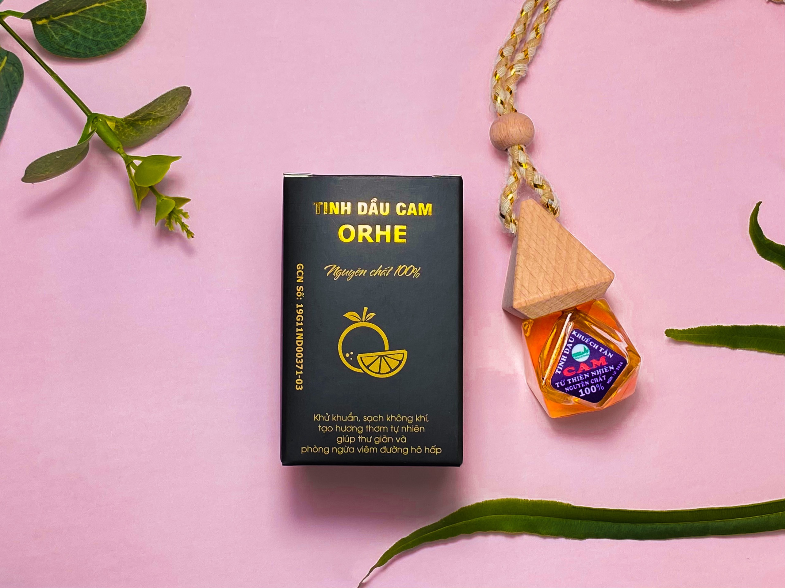 Orhe car deodorant essential oil - Orange