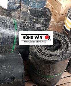 Vulcanized rubber conveyor belt
