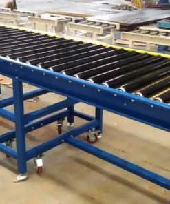 Fixed roller conveyor frame