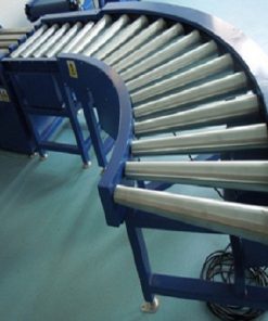Corner roller conveyor frame