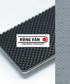 Black anti-static Karo PVC conveyor with thickness 2.3mm