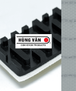 Matte black PVC conveyor with thickness 9mm
