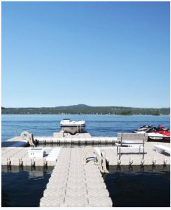Pontoon bridge