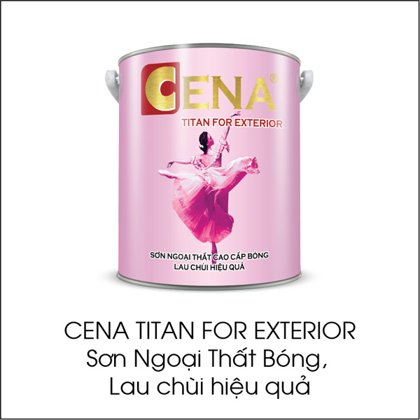 Cena Titan for Exterior: Glossy exterior paint