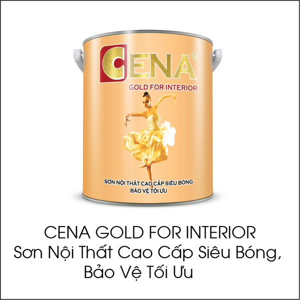 Cena Gold for Interior: Premium high-gloss interior paint