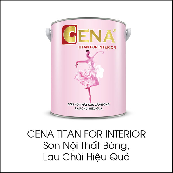 Cena Titan for Interior: Glossy interior paint