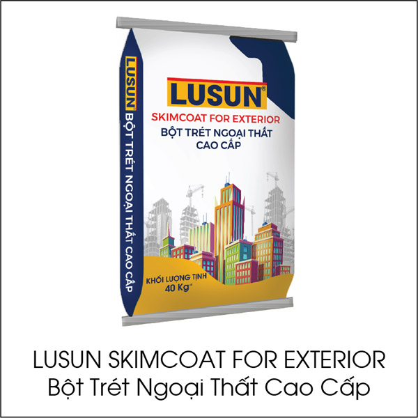 Lusun Skimcoat for Exterior: Premium exterior skim coat