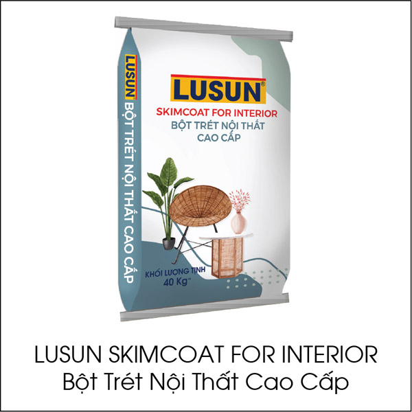 Lusun Skimcoat for Interior: Premium interior skim coat