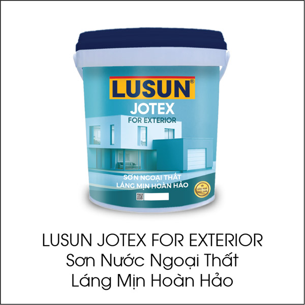 Lusun Jotex for Exterior: Perfectly smooth exterior water-based paint