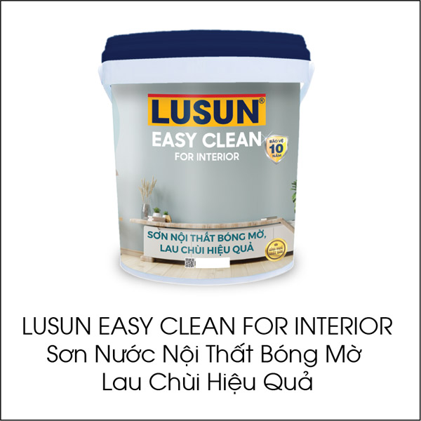 Lusun Easy Clean for Interior: Satin-matte interior water-based paint