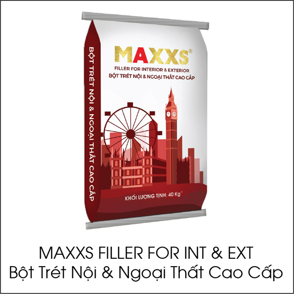 Maxxs Filler for Int & Ext: Premium filler for interior and exterior use