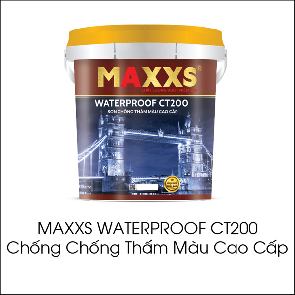 Maxxs Waterproof CT200: Premium colored waterproof paint