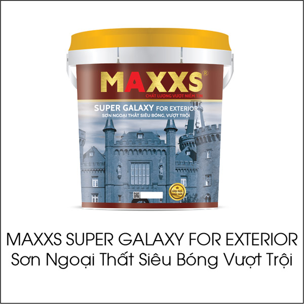 Maxxs Super Galaxy for Exterior: Superior glossy waterproof paint