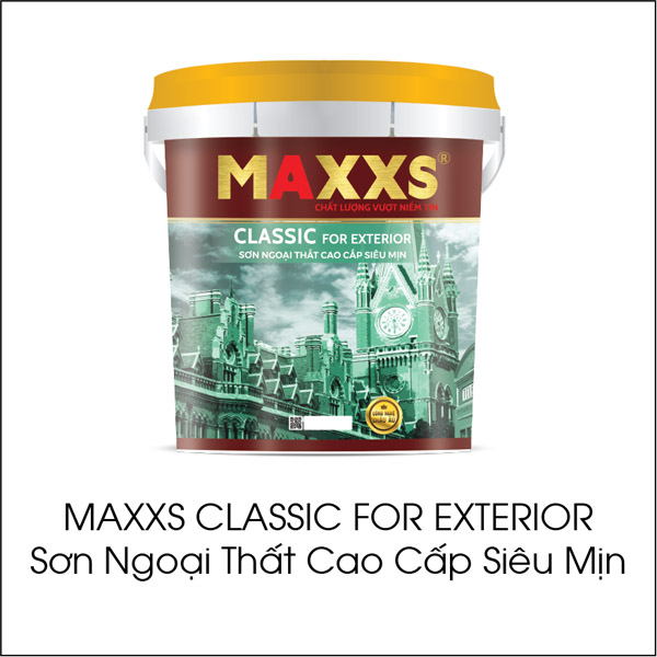 Maxxs Classic for Exterior: Premium ultra-smooth exterior paint