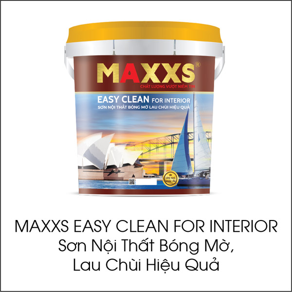 Maxxs Easy Clean for Interior: Satin-matte interior paint
