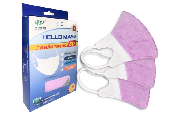 Hello Mask 8D - pink masks