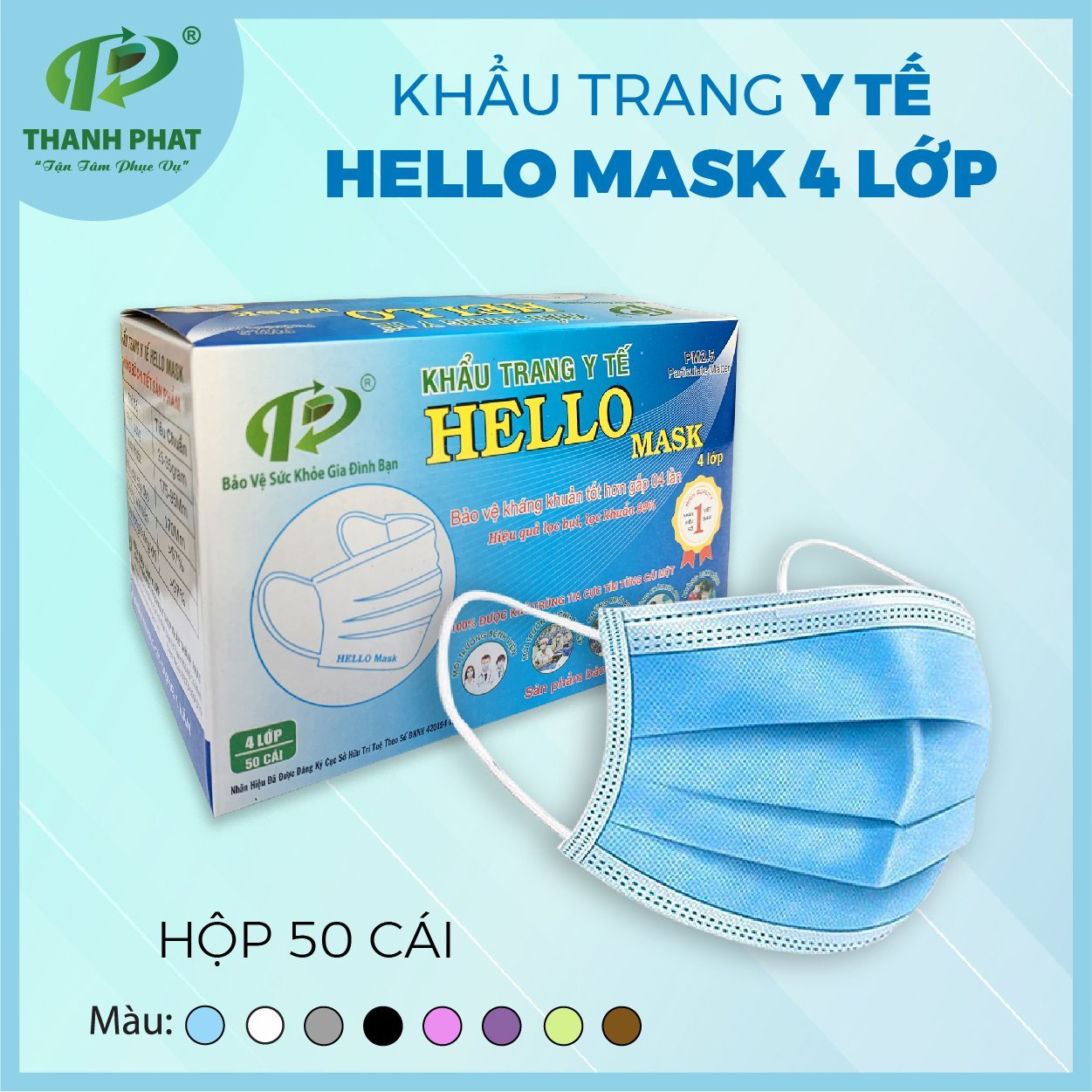 Hello Mask - purple mask