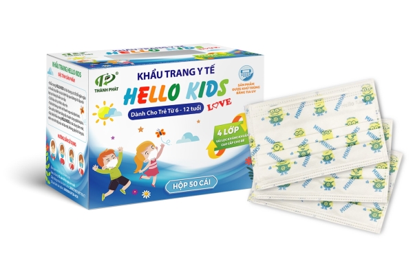 Hello Kids 50-mask box - new model