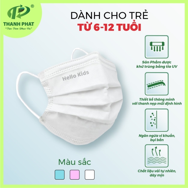 Hello Kids 50-mask box - new model