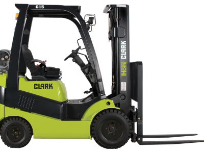 Clark oil forklift