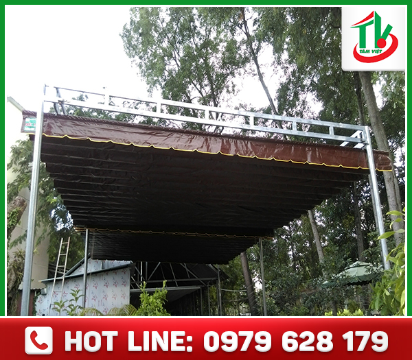 Awning, folding roof