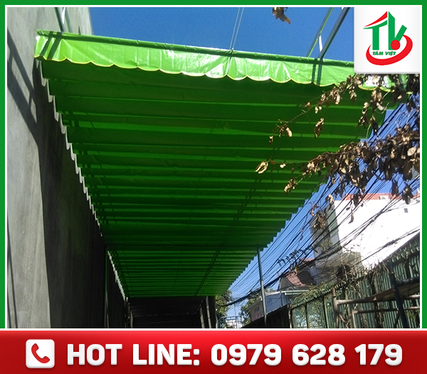 Awning, folding roof