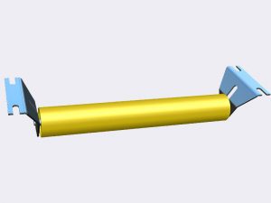Flat return idler
