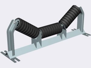 Troughing impact idler