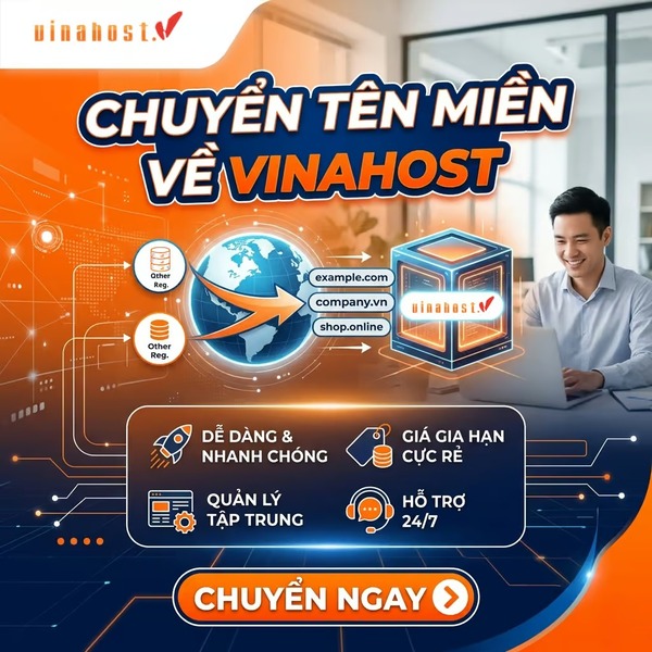 Domain transfer service to VinaHost
