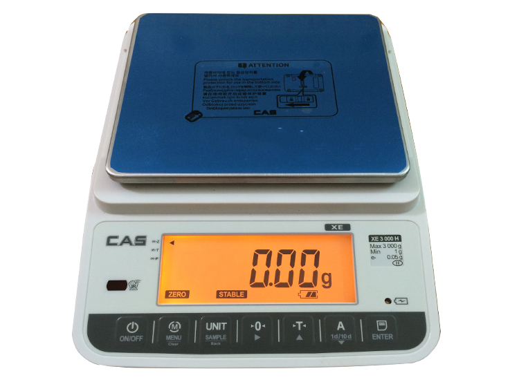 XE-CAS Table scale