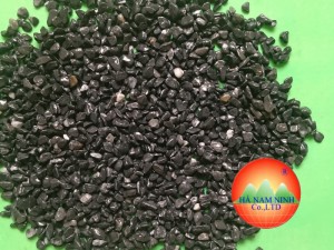 Black pebbles