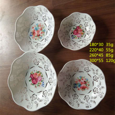 Plastic fruit plate
