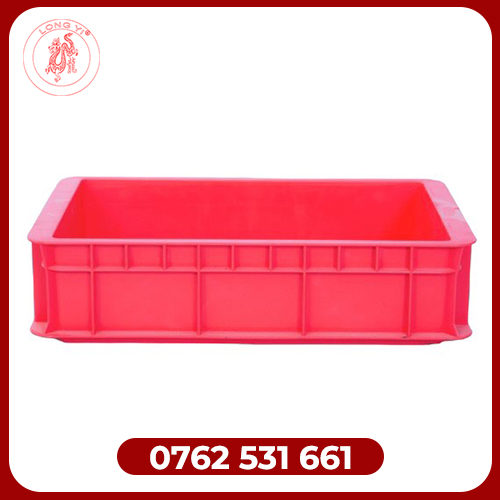 Industrial plastic crate and tray