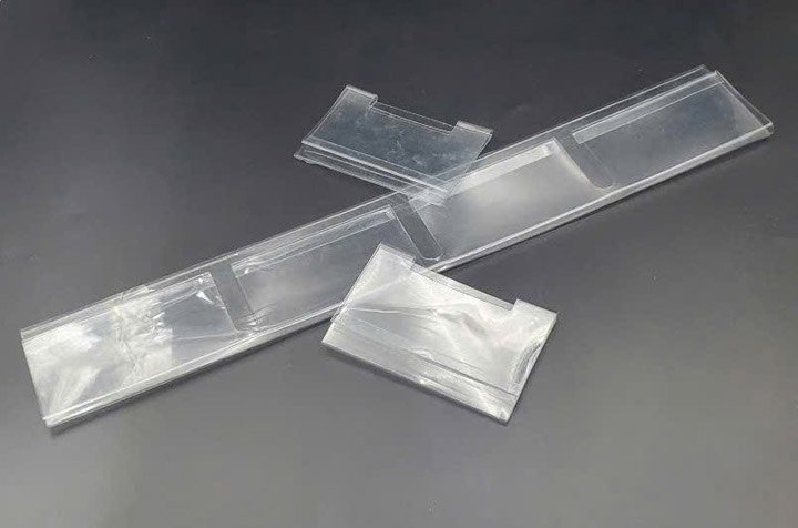 Formed plastic strip