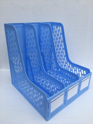 Plastic document shelf