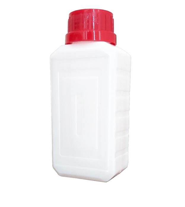 250ml square HDPE plastic bottle