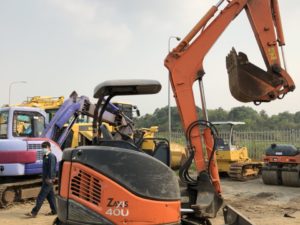 Hitachi crawler excavator