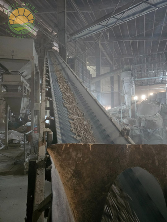 Rice husk pellets