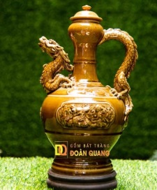 Ceramic wine jar