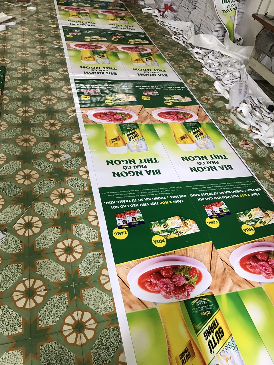Advertising decal printing