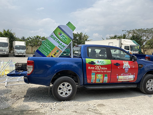 Advertising installation