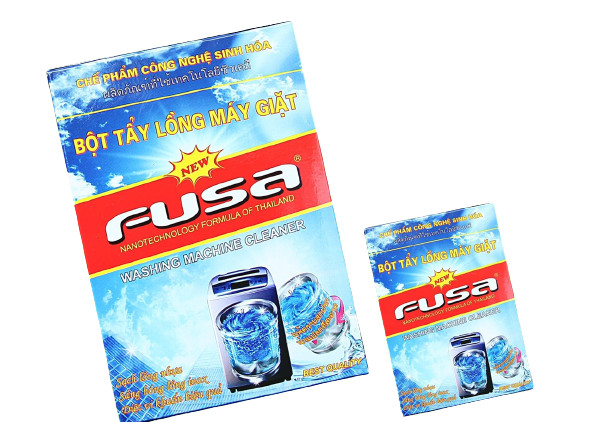 Washing machine drum cleaner powder