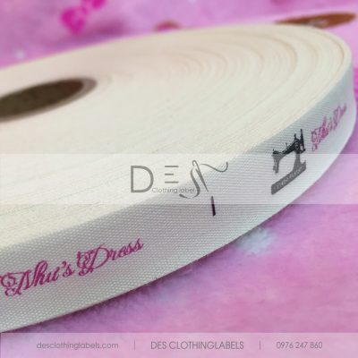 Printed cotton label