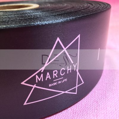 Printed satin labels