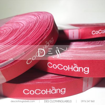 Premium woven label