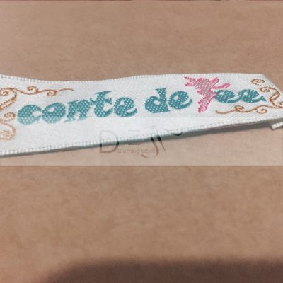 Satin woven label