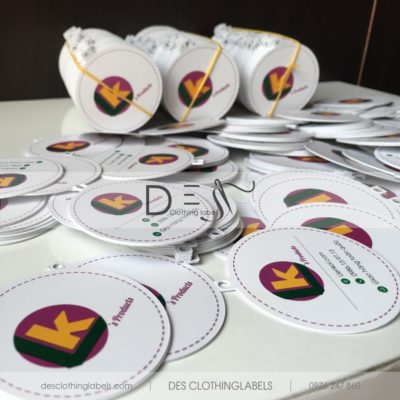 Round hangtag