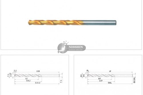 Tin coated drill